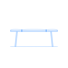 Furniture Benches Georg Bench Outline Svg Vector, Free Vectors File